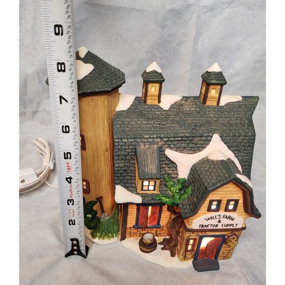 Holiday Time Dpt18 Willow Creek Farm Village Collectibles Christmas Rustic Decor - Picture 10 of 13